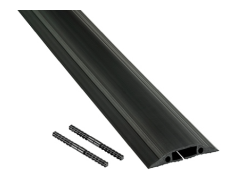 D-Line US/FC83B Medium Duty Black Floor Cable Cover