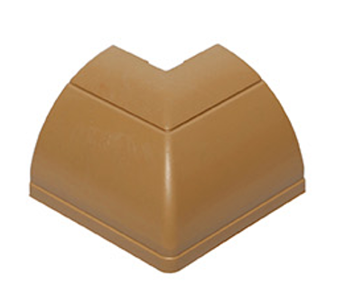 D-Line US/FLEB22QSP-5PK Stainable Wood Effect 1/4 Round Clip External Corner, 5PK