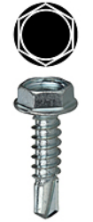 Dottie #10 x 1/2 Hex Washer Head Self Drilling Screw
