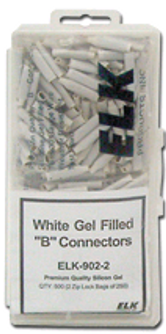 Wire Splice Connector 22-26AWG 500-Pack Gel Filled Wh