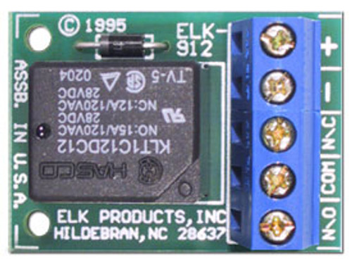 Relay 12VDC  +/- Trigger SPDT FormC 7A@28VDC