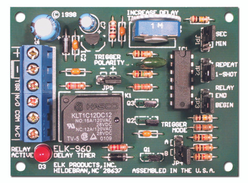 Timer 1Sec-60Min 5-24VDC +/- Trigger SPDT FormC 12/24VDC