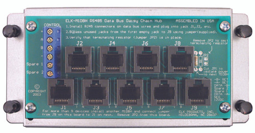 ELK M1 Data Bus Hub for CatX Cabling between Modules RJ45