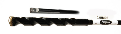 Freeform 3872C Carbide Percussion Masonry Drill Bit 3/8 x 72 x 1/4 Bellhanger Shaft