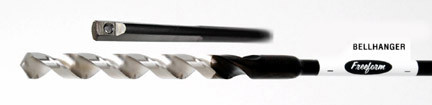 Freeform F24B HSS drill .257 X 24  X 1/4 Bellhanger shaft