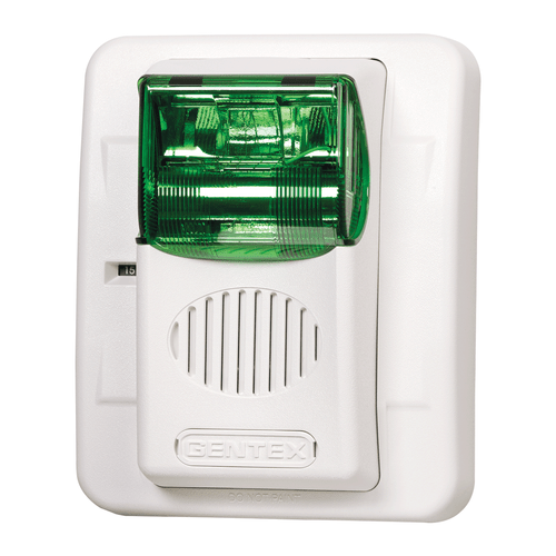 Gentex 904-1332-002 GEC3 Colored Lens Horn/Strobe, Selectable Candela Low Profile, GECG24PWW 