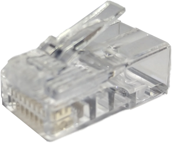 CAT5-EZP Connector, RJ45, Cat5/5e, UTP, 8P8C, EZ-Feed Thru, 50 Pack