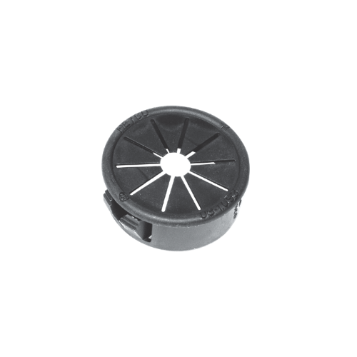 GRI CB-75-BL Wire Run Plug, 3/4 Diameter, Black