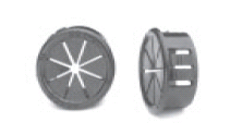 GRI CB-875-BL 7/8 Wire Run Plug, Black