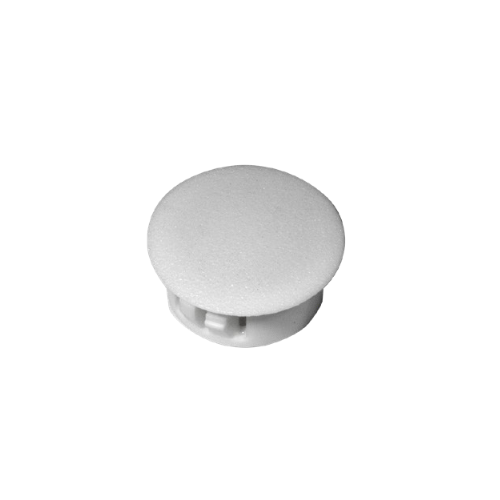 GRI DP-750-W Dummy Plug, 3/4 Diameter, Self-Locking, White