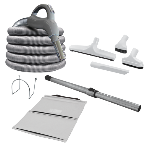 Hayden Trovac ITLOF30GC 30' Central Vacuum Hose Kit with On/Off Switch