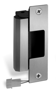 HES Universal Electric Strike Body, 12/24VDC, Fail Secure, 1006 Series, Satin Stainless Steel