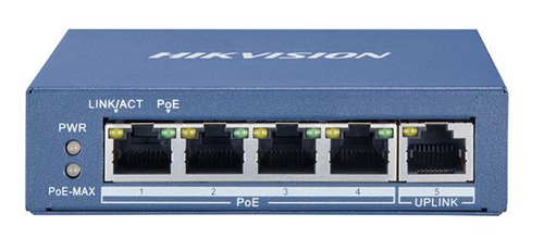 5-Port Switch 4-GB PoE+60W 1-GB/RJ45 Desktop