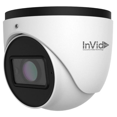 InVid Tech PAR-P8TXIRA2812-LC2 8MP Outdoor Turret Camera, 2.8-12mm Motorized A/F Lens, White