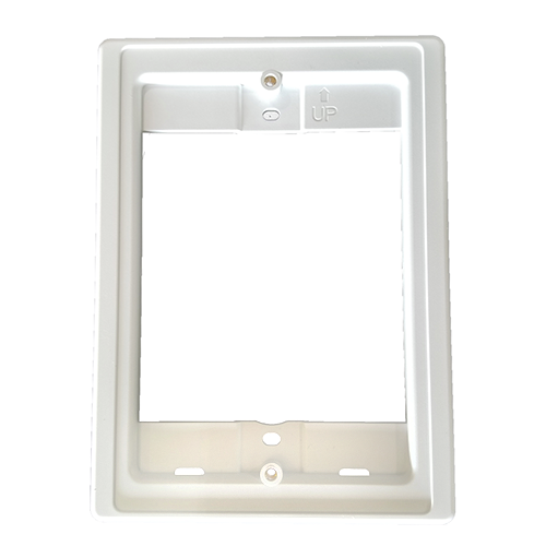 Intrasonic RETRO-DAP Adapter Plate Converts Nutone Door Station to RETRO Door Station, White