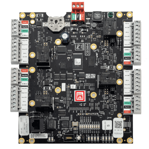 Keri Systems NXT-4D-MSC-NE Controller, 4 Doors, Mercury Firmware, PCB Only, No Enclosure