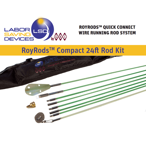 LSDI LS-81-740 RoyRods Compact 24' Quick Connect Wire Running Rod Kit
