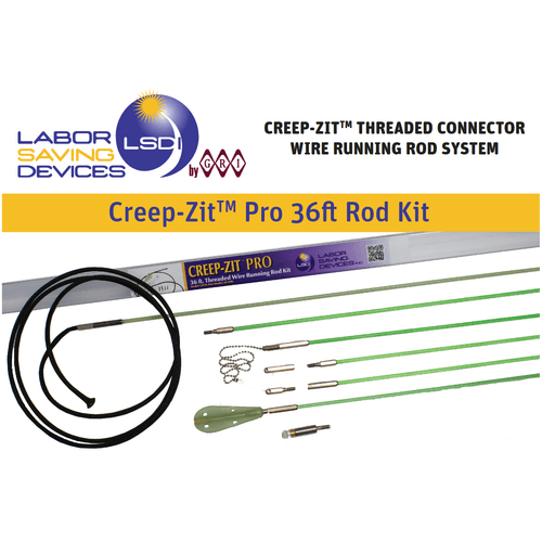 LSDI LS-81-000 Creep-Zit Pro 36' Rod Kit