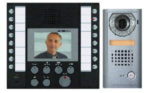 Aiphone AX-DVF Video Door Station, Flush Mount, Stainless Steel Cover