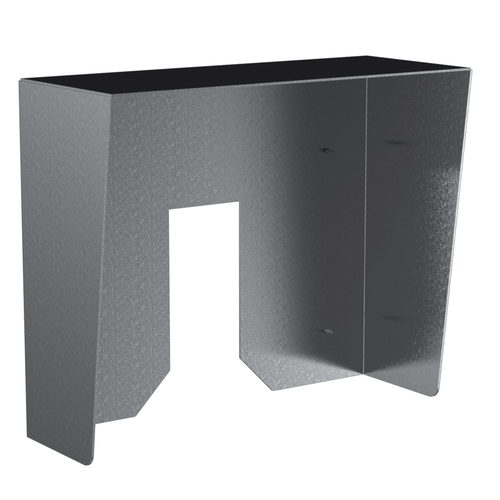 Pedestal PRO 1512HOO-BUT-001-304 15 x 12 Stainless Hood for ButterflyMX  Surface Video Intercom