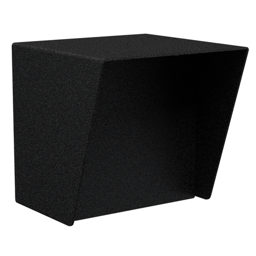 Pedestal PRO MC-CS-06-E 6in Square Steel Housing, Pedestal or Wall Mount, Black