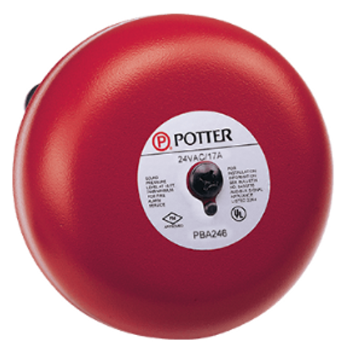 Potter PBA1206 Bell, 6in, 120VAC, 1806120