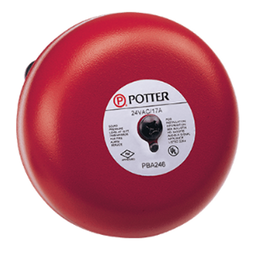 Potter PBA246 Bell, 6in., 24VDC, 1806024