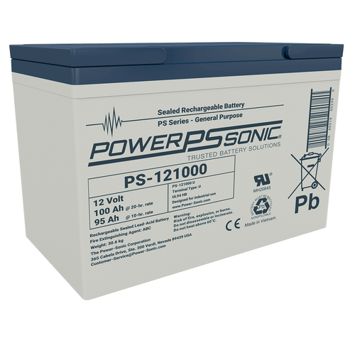 Power Sonic PS-121000 U 12V 100Ah Sealed Lead Acid Battery