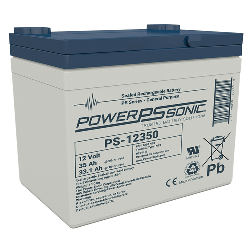 Power Sonic PS-12350 NB3 Rechargeable Sealed Lead Acid Battery