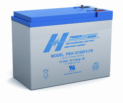 12 V 10.5 AMP - HIGH RATE SERIES - F2 TERM