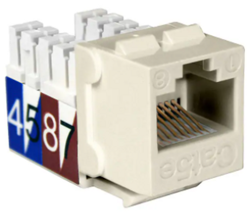 Keystone Cat5e RJ45 90 Degree Slimline LA