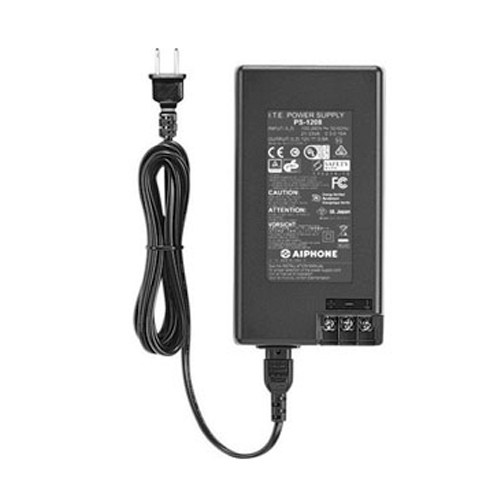 Aiphone PS-1208UL  12V DC Power Supply, 0.8A, UL Listed