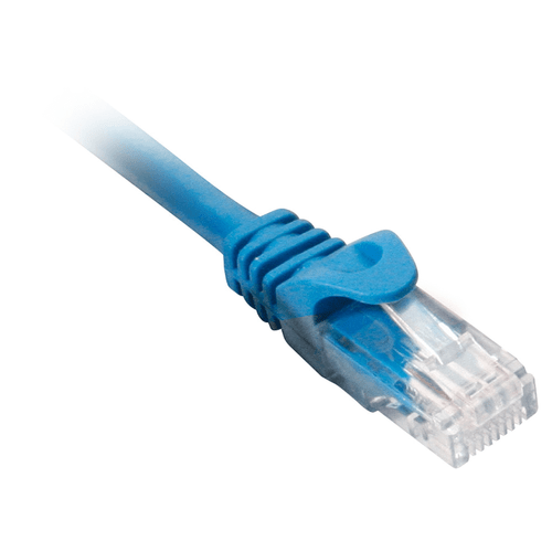Quest Technology NPC-6207 CAT6 550 Mhz Snagless Molded Patch Cord, 7 Ft, Blue