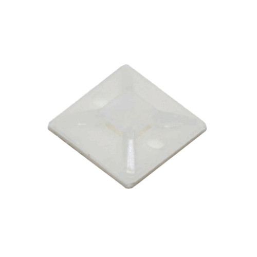 Cable Tie Adhesive Mnt 1" Sq 100 Pk