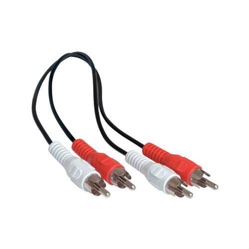 Quest Technology VCA-3106 RCA (M-M) Dual Stereo Cable, Red/White, 6 Ft