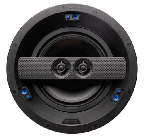 6.5" InCeiling Single Point Stereo Spkr w/ RoundGrille Wh