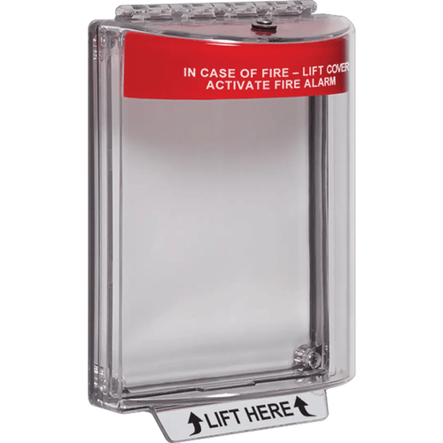 STI-13010FR Universal Stopper without Horn, Flush, Fire Label