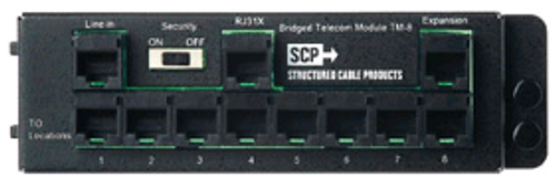 Module 1-In 8-Out Tele RJ45