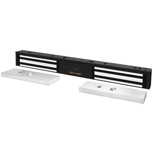 Seco-Larm E-941DB-600PQ 600-lb Electromagnetic Lock, Double-Door, Bond Sensor, Status LED, UL Listed