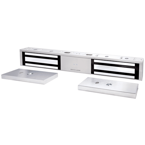 Seco-Larm E-941DA-1K2P 1,200-lb Electromagnetic Lock, Double-Door, Bond Sensor, Status LED
