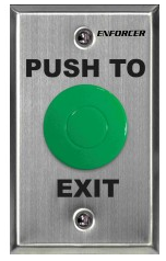 Seco-Larm SD-7201GC-PEQ Weather Resistant Mushroom Cap RTE Plate, Push to Exit, SPDT