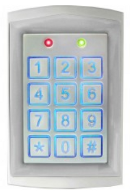 Sealed-Housing Outdoor Stand-Alone Keypad. Weatherproof (IP6