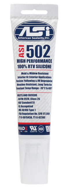 Silicone Sealant 2.8 Oz. Wh