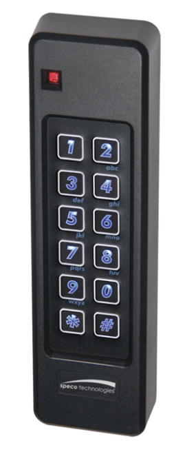 Mullion OD Keypad/ProxRdr 125Khz HID AWID