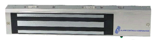 Alarm Controls 600LB Single Magnetic Lock, Bond and Door Status Sensor, Satin Aluminum