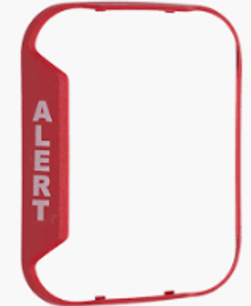 Red Wall Bezel Kit Labeled ALERT 5PK