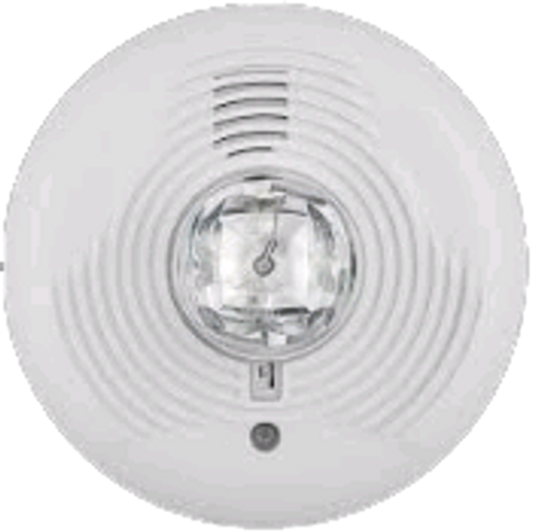 White Ceiling Chime Strobe Plain