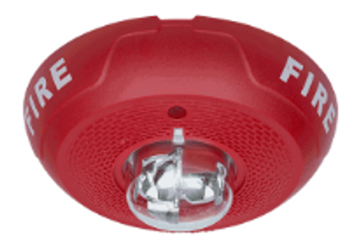 4 Wire Red Ceiling Horn Strobe L Series