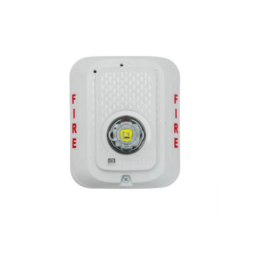 L-Series Indoor LED Strobe; Wall, Compact, White (FIRE)