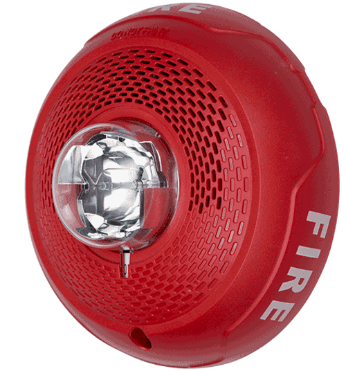 Red Ceiling Mount Speaker Strobe Fire